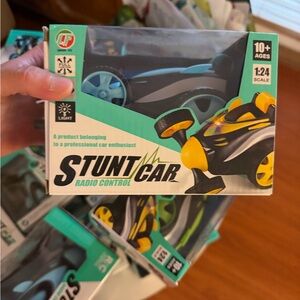 Stunt Car Radio Control Toy - Teal & Yellow
